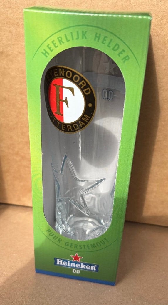 gezocht glas heineken feyenoord, Verzamelen, Ophalen of Verzenden, Zo goed als nieuw, Feyenoord, Overige typen