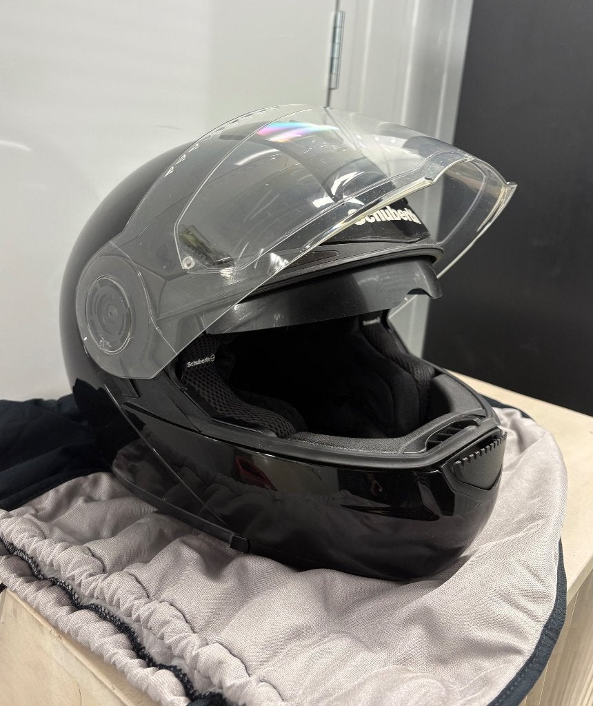 Schuberth C3 Systeemhelm Zwart - Maat M, M, Systeemhelm, Dames, Tweedehands