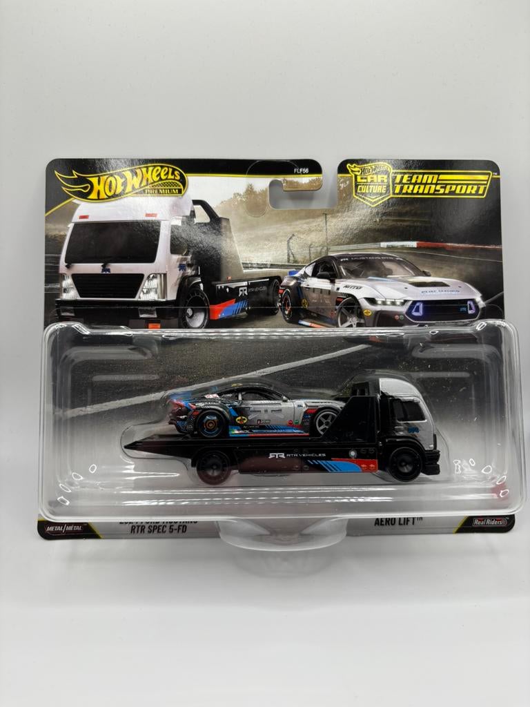 Hot wheels Team transport Ford mustang RTR, Ophalen of Verzenden, Zo goed als nieuw, Auto