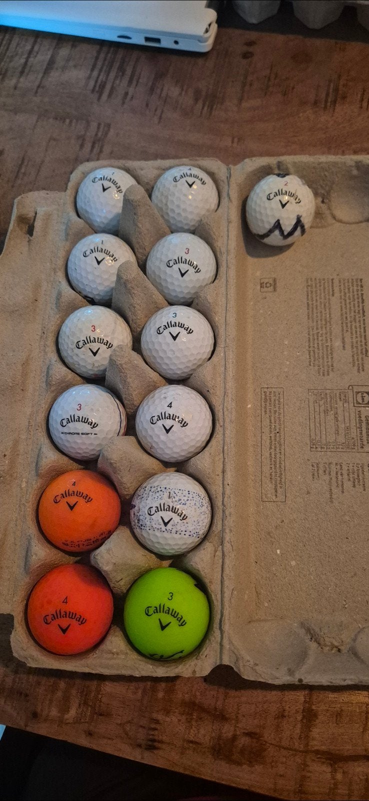 callaway golfballen, Ophalen of Verzenden, Gebruikt, Bal(len)