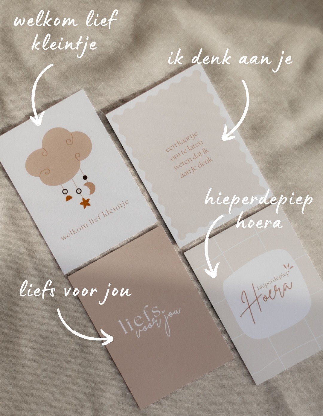 Uniek setje wenskaarten, ook los verkrijgbaar, Diversen, Wenskaarten, Ophalen of Verzenden, Nieuw
