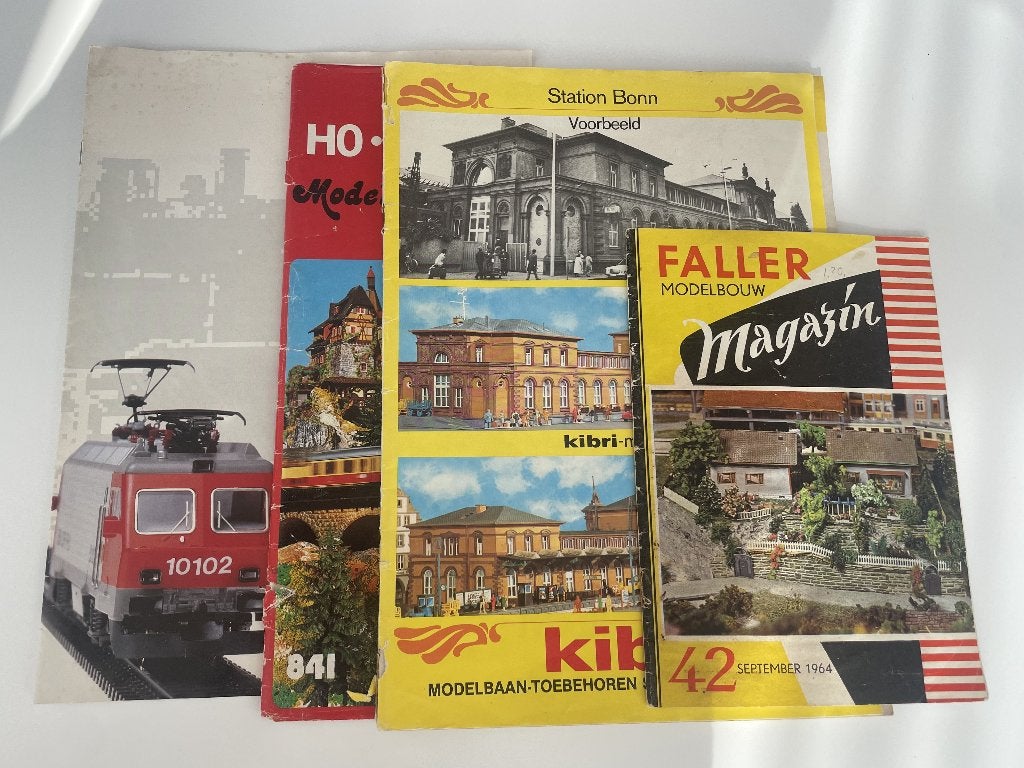 Oude modelspoorfolders: Faller, Kibri, Märklin, Hobby en Vrije tijd, Overige merken, Gebruikt, Gelijkstroom of Wisselstroom, Overige typen