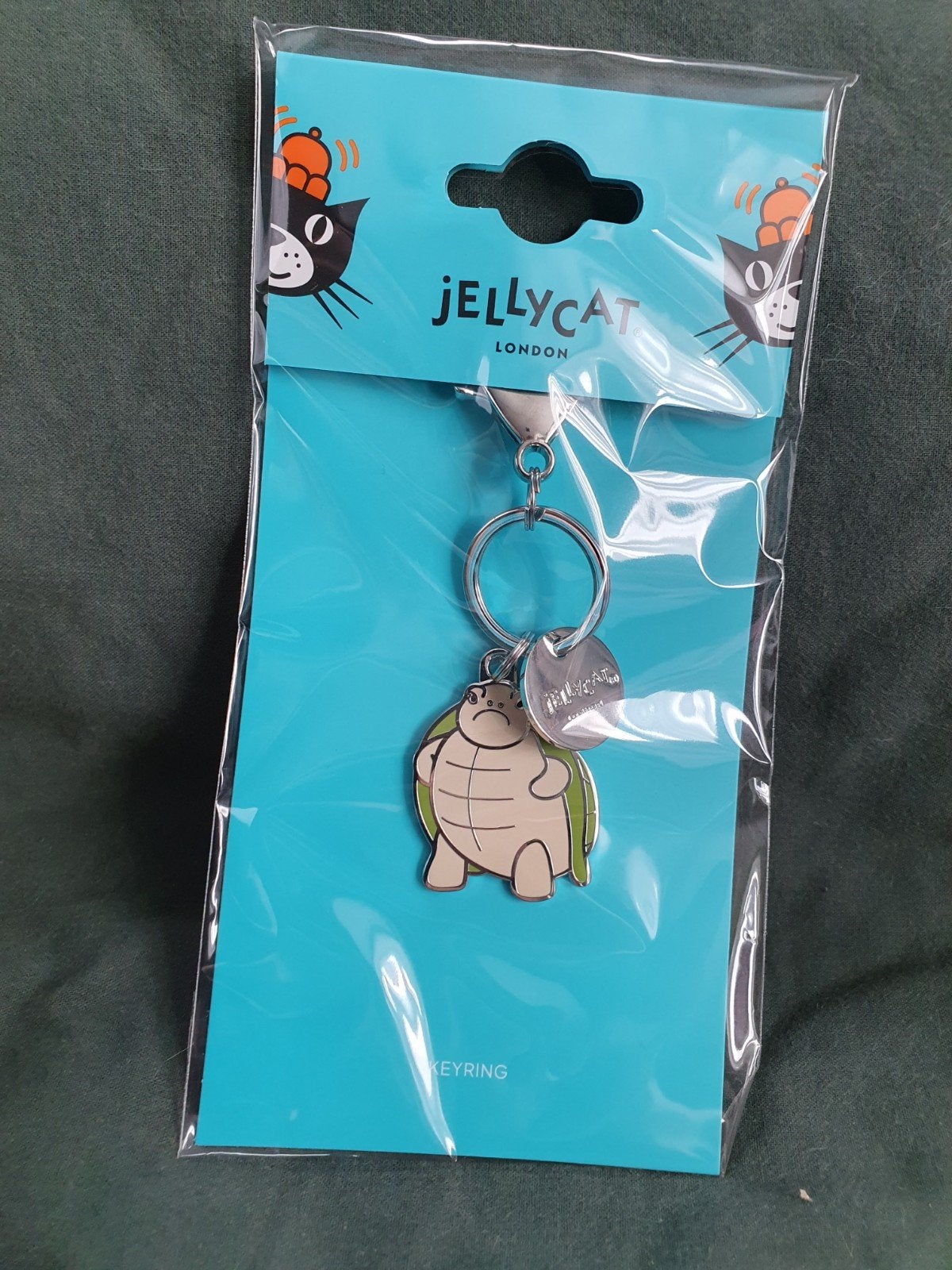 Originele Jellycat Purrks Timmy Turtle Sleutelhanger., Verzamelen, Sleutelhangers, Ophalen of Verzenden, Nieuw, Knuffel of Figuurtje