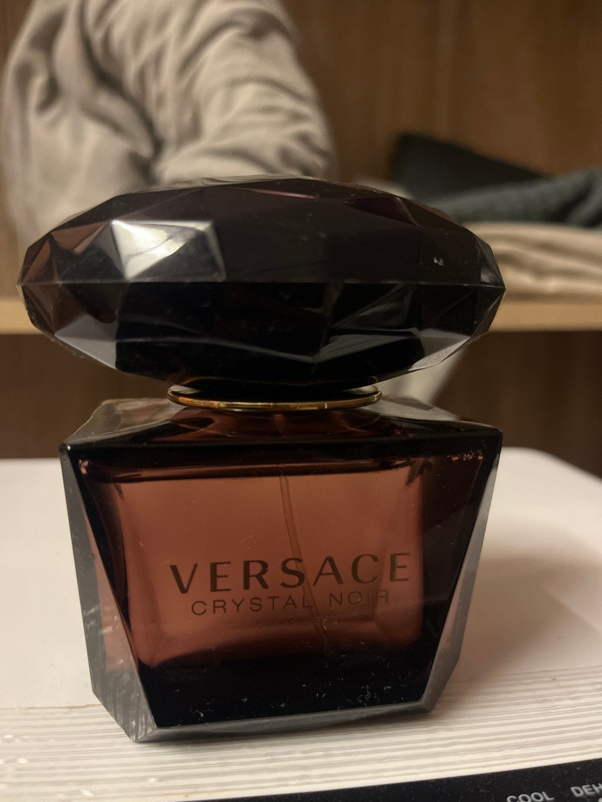 Versace Crystal Noir Eau de Toilette 90ml, Ophalen of Verzenden, Zo goed als nieuw