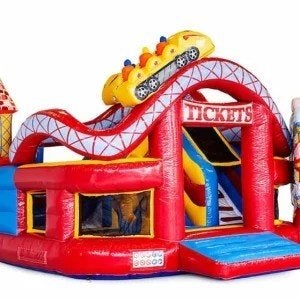 Springkussen te huur! Funcity Rollercoaster, Ophalen, Zo goed als nieuw, Overige