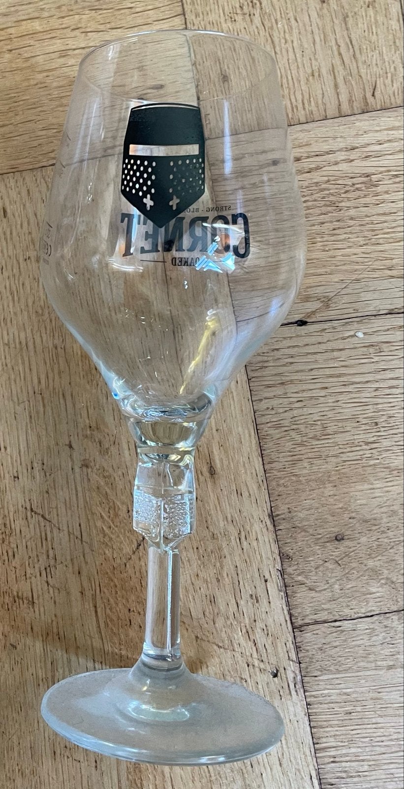 Cornet Oaked bierglas -nieuw 33cl, Ophalen of Verzenden, Zo goed als nieuw, Overige merken, Glas