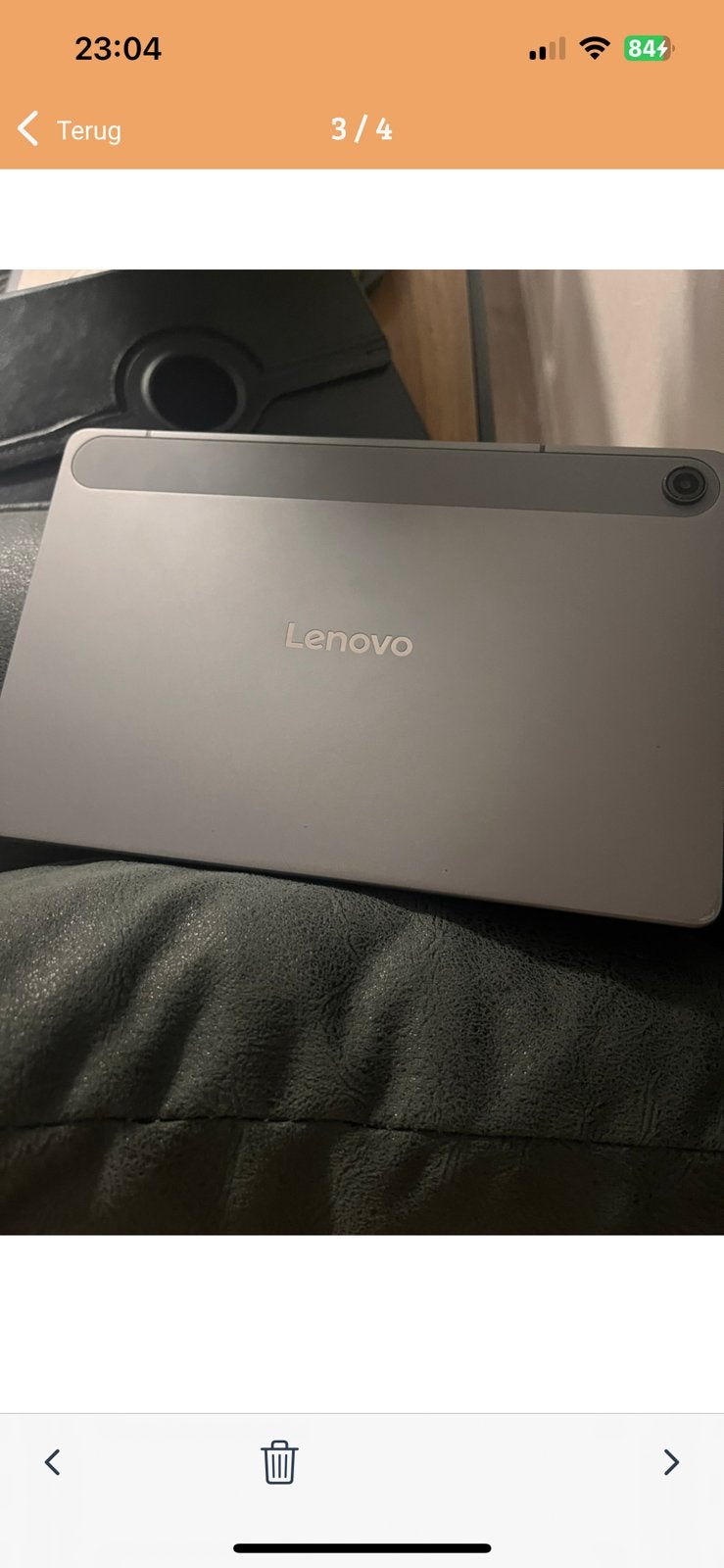 Lenovo ipad grijs 128gb, 8 GB, Touchscreen, Ophalen of Verzenden, Zo goed als nieuw