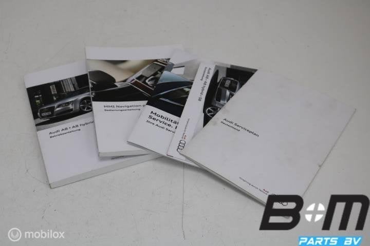 Handleidingen met serviceplan Duits Audi S8 4H, Gebruikt