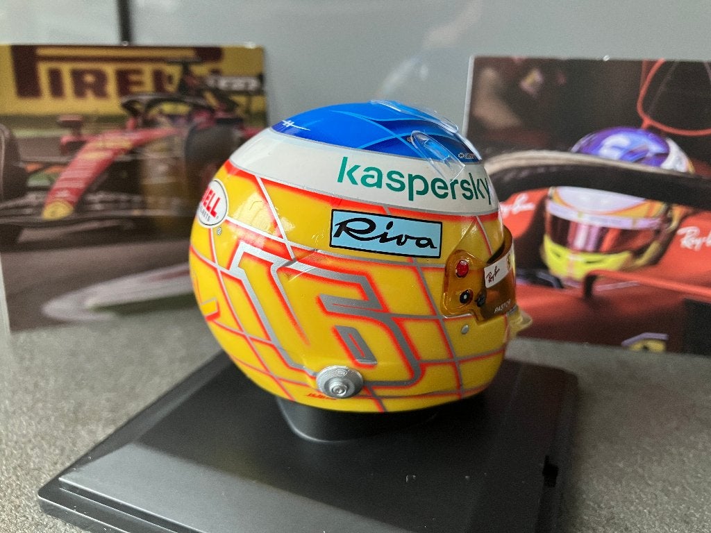 ✅ Charles Leclerc 1:5 helm 2021 Frankrijk GP Ferrari SF21 F1, Verzamelen, Ophalen of Verzenden, Nieuw, Formule 1
