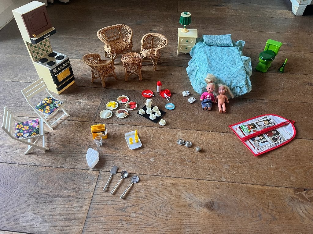 Vintage Barbie meubeltjes, Verzamelen, Ophalen of Verzenden, Gebruikt, Accessoires