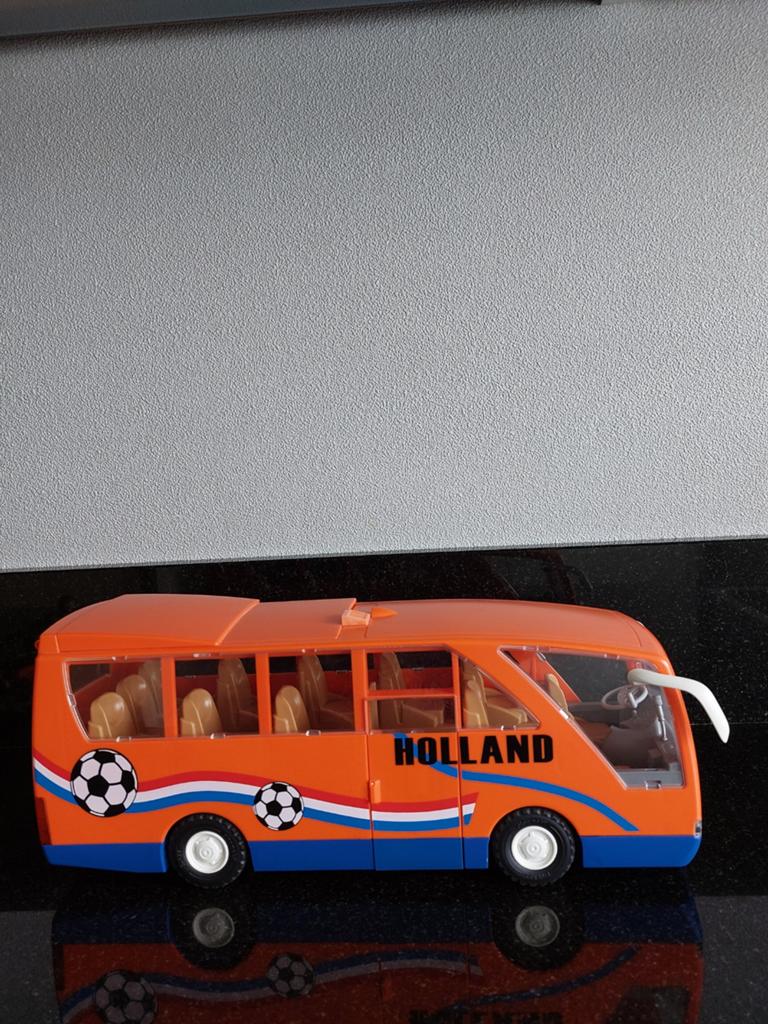 Playmobil oranje Holland bus, Ophalen