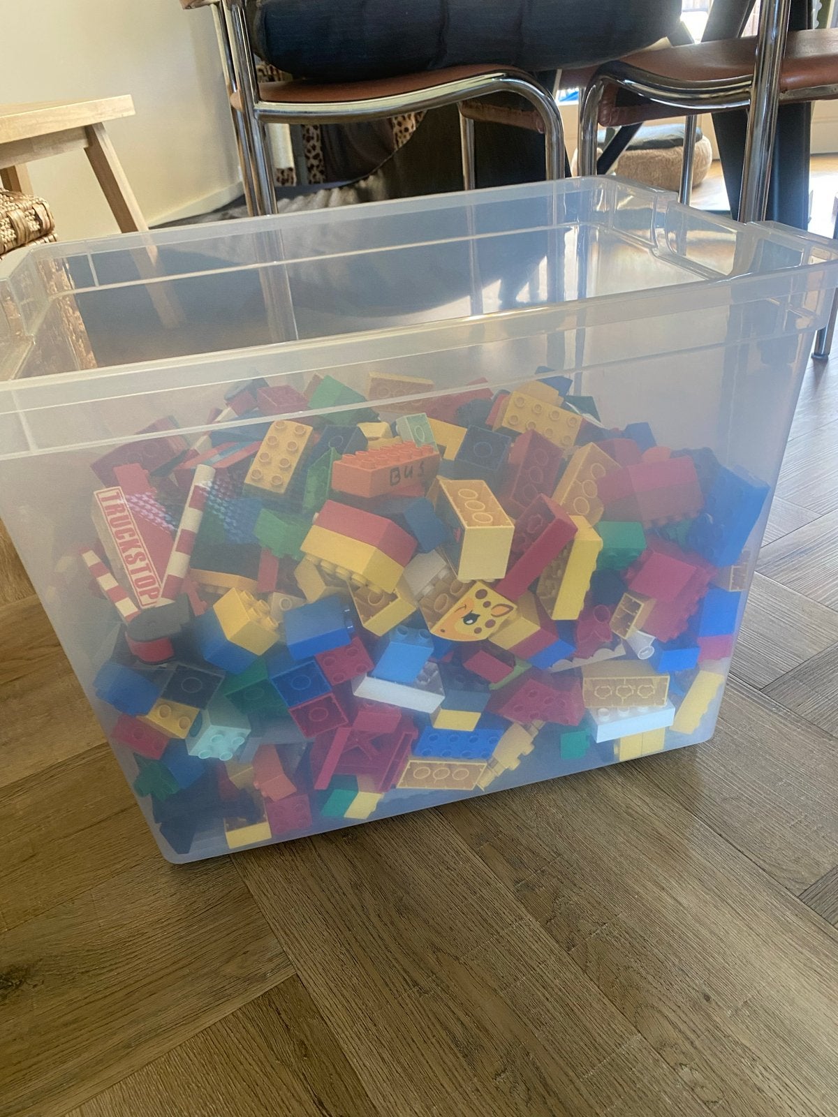 Grote Duplo box met elektrische trein, diertjes en poppetjes, Inclusief extra onderdelen, Ophalen of Verzenden, Zo goed als nieuw