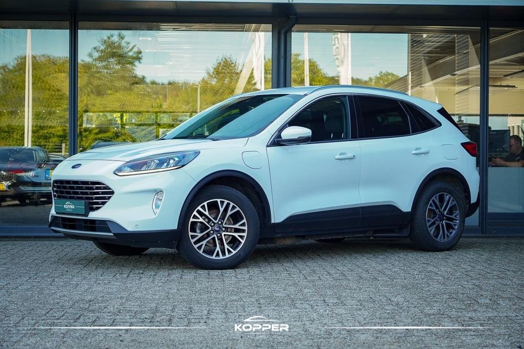 Ford Kuga 2.5 PHEV Titanium / Trekhaak wegklapbaar / Getint, Gebruikt, Euro 6, 4 cilinders, Wit