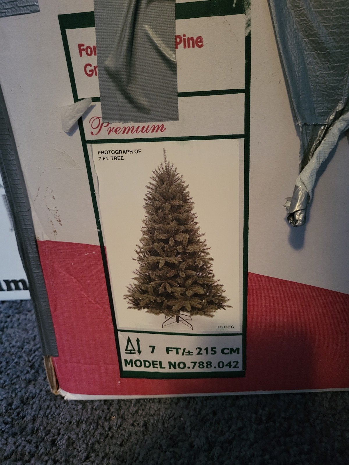 kerstboom green forrest 2,15 hoog, Diversen, Ophalen, Gebruikt