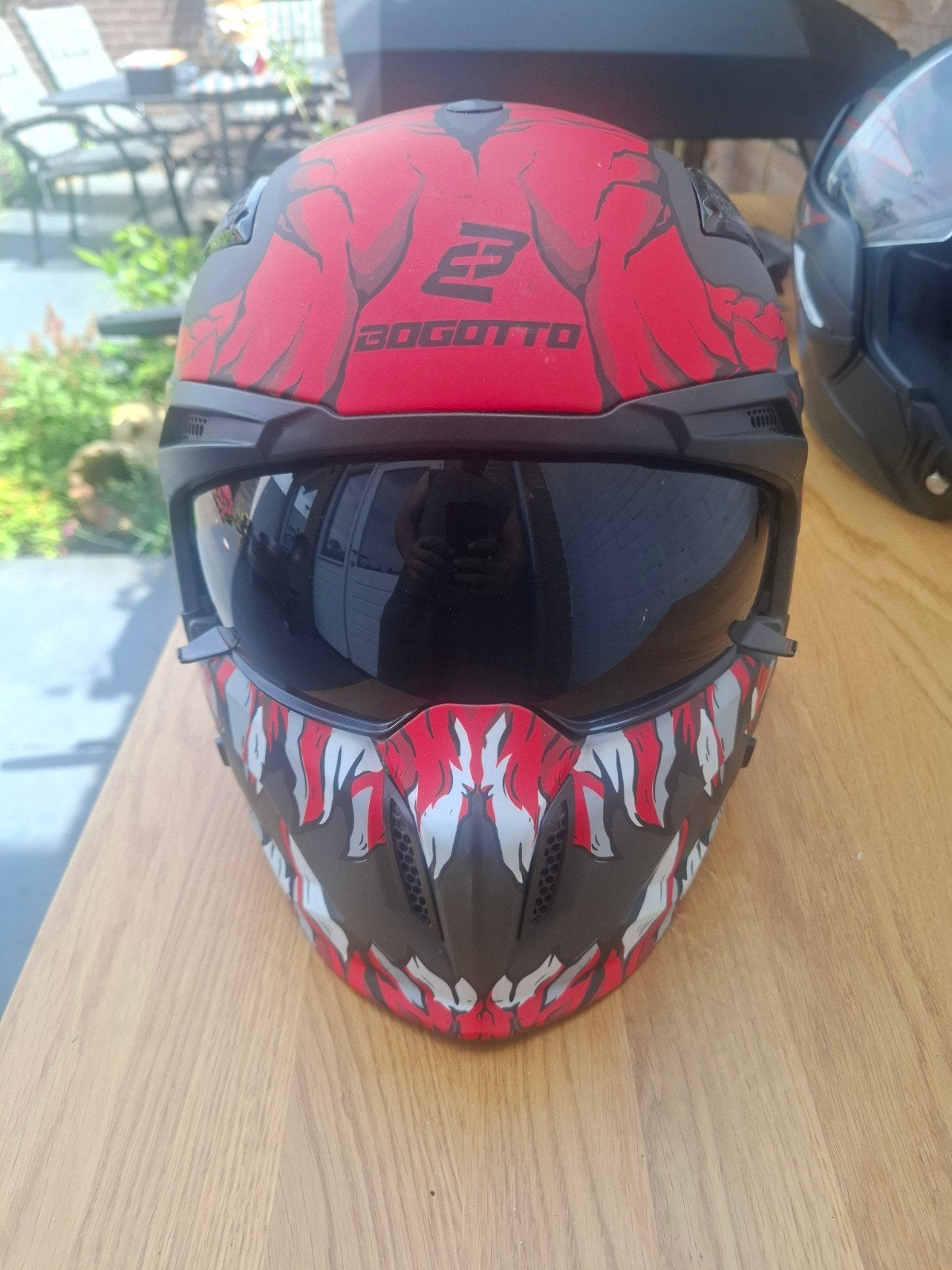 Bogotto skull halm M, Overige merken, M, Systeemhelm, Ophalen of Verzenden