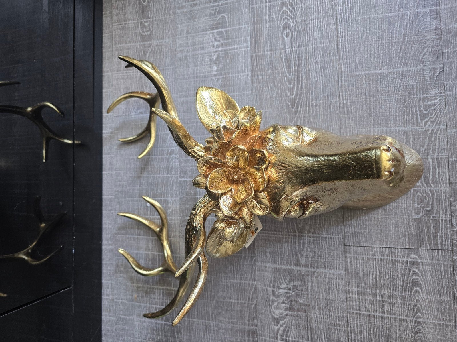 Clayre & Eef Decoratieve Hertenkop Goud - Nieuw in doos, Ophalen of Verzenden, Nieuw, Goud, Klassiek