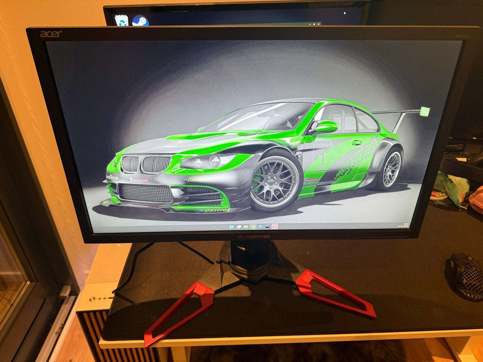 Acer Predator XB241H - 144Hz Gaming Monitor, Computers en Software, 101 t/m 150 Hz, In hoogte verstelbaar, Full HD, Zo goed als nieuw