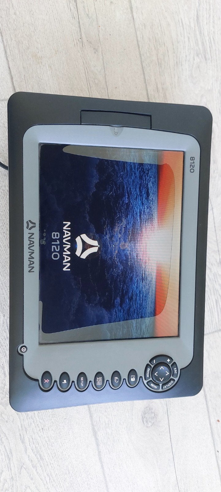 Navman 8120 kaartplotter fishfinder., Ophalen of Verzenden, Zo goed als nieuw, Kaartplotter of Fish Finder