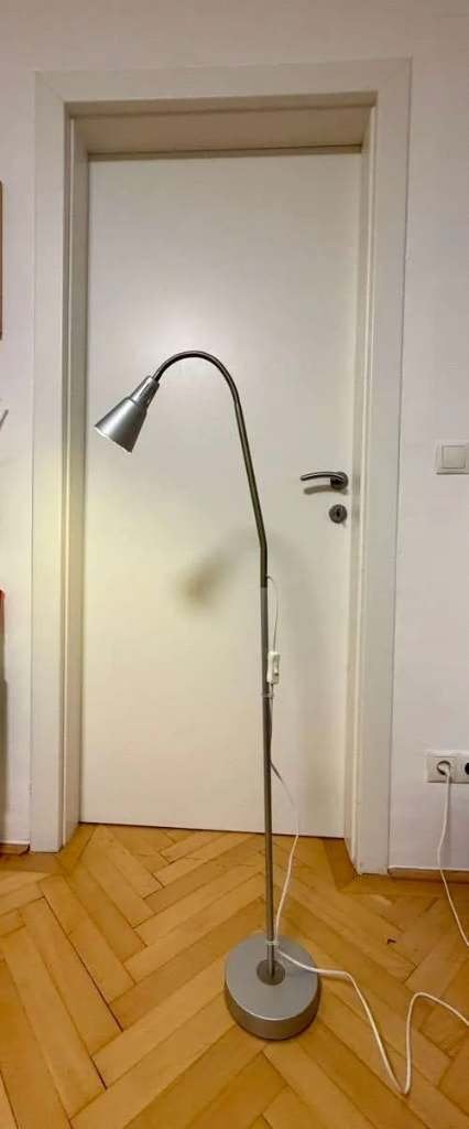Ophalen 6x Lamp kvart ikea staande lamp, Ophalen, E14 (klein), Zo goed als nieuw, Grijs