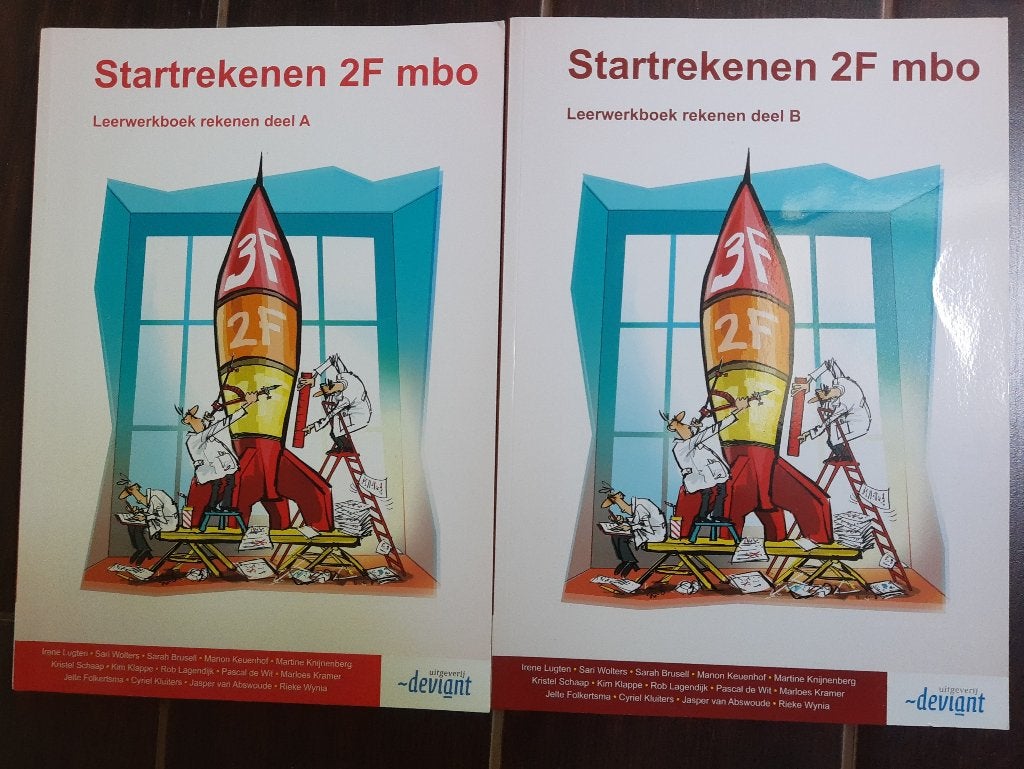 Startrekenen - MBO, Boeken, Gelezen, Uitgeverij Deviant, Wiskunde A, Ophalen of Verzenden