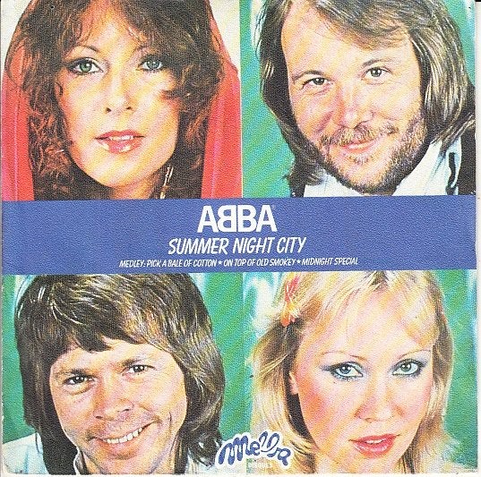 ABBA - summer night city ( 1978 / france), 7 inch, Ophalen of Verzenden, Zo goed als nieuw, Pop