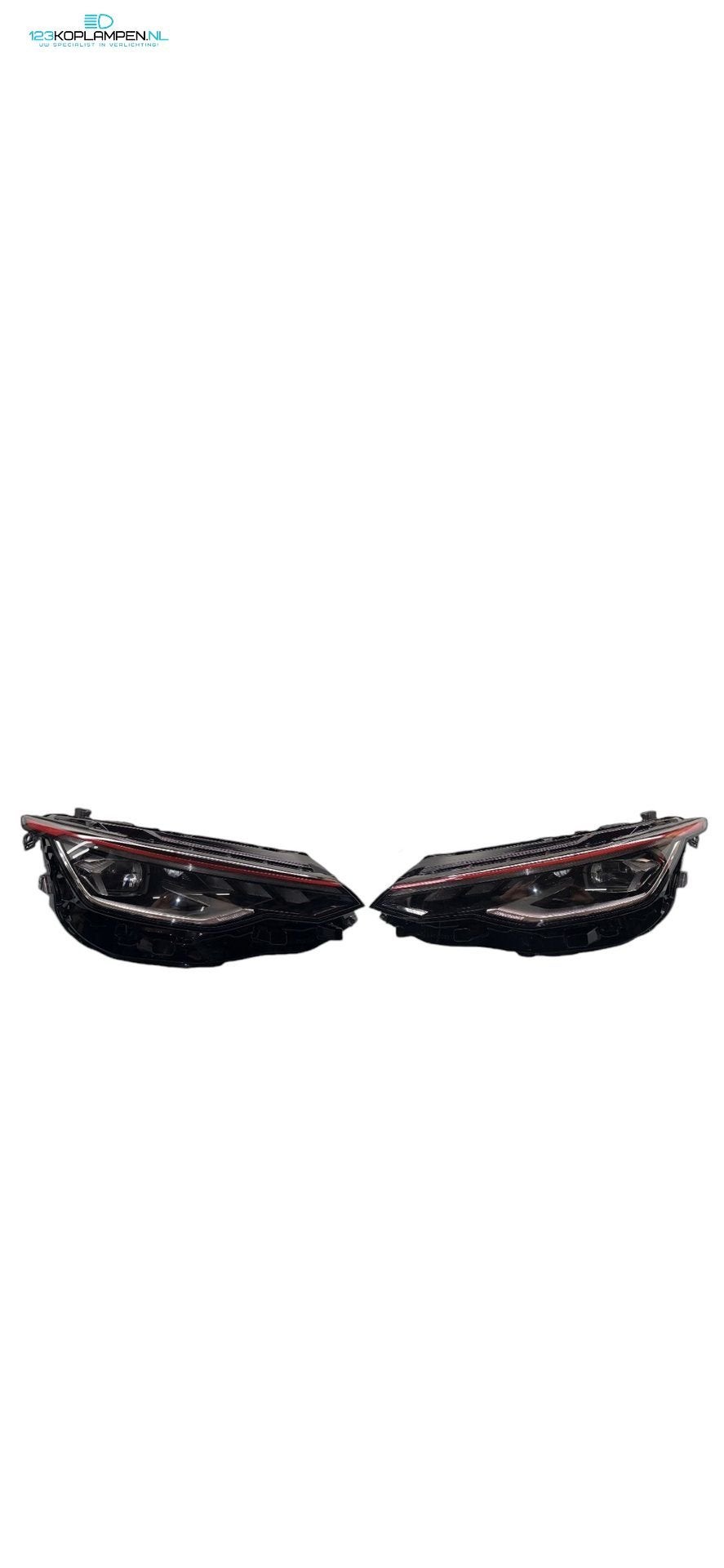 Volkswagen Golf 8 Facelift GTI Full LED IQ.Light Red Koplamp, Gebruikt, -, -, Verzenden