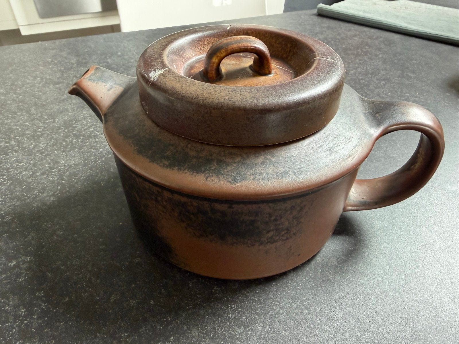 Arabia Ruska Theepot met theezeef., Ophalen of Verzenden