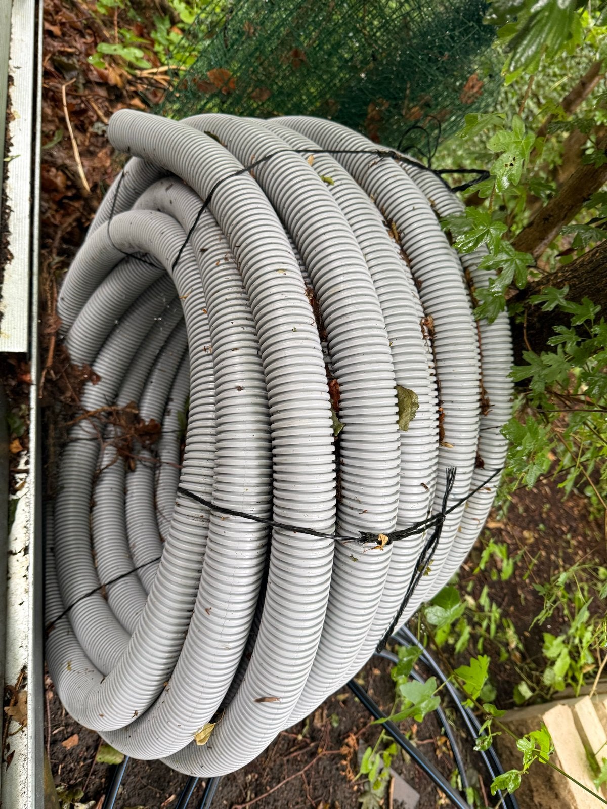 Mantelbuis 25 meter, diameter 5cm, Ophalen, Nieuw, Kabel of Snoer