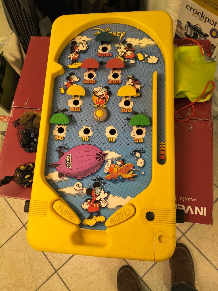 vintage kinder flipperkast, Overige merken, Gebruikt, Mechanisch, Ophalen of Verzenden