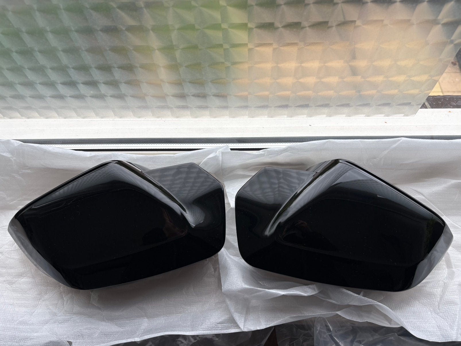 Spiegelkappen (nieuwe set) BMW X3 G45 M zwart glanzend, Auto-onderdelen, Ophalen of Verzenden, Nieuw