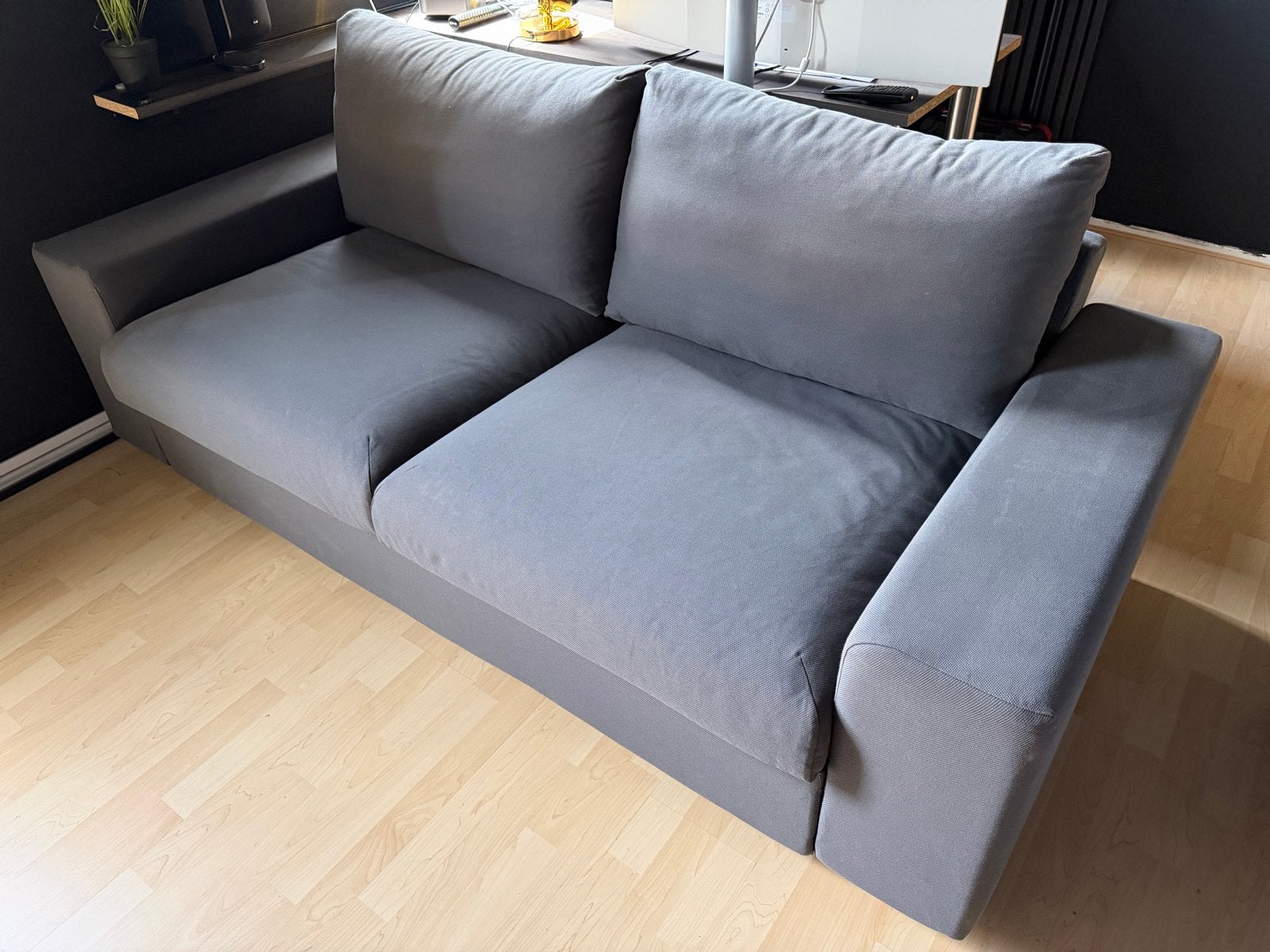 IKEA Vimle 2-zits slaapbank Hallarp grijs (zonder matras), Ophalen, Tweepersoons, Zo goed als nieuw, 200 cm