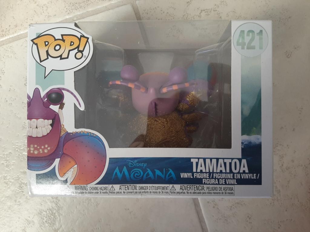 Funko Pop! Disney Moana Tamatoa #421 Vinyl Figuur, Ophalen of Verzenden, Zo goed als nieuw