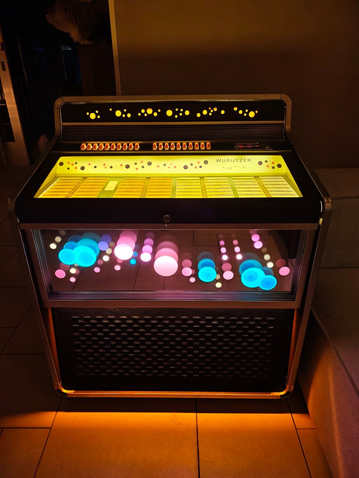 Prachtige Wurlitzer Lyric 3D jukebox (1975), Verzamelen, Gebruikt, Wurlitzer, 1970 tot heden, Ophalen