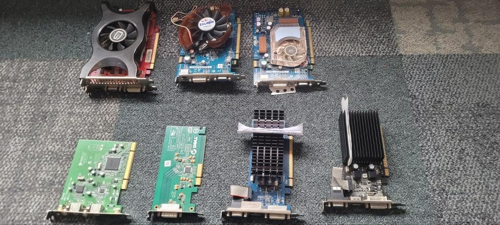 Videokaarten diverse, Computers en Software, Videokaarten, Verzenden