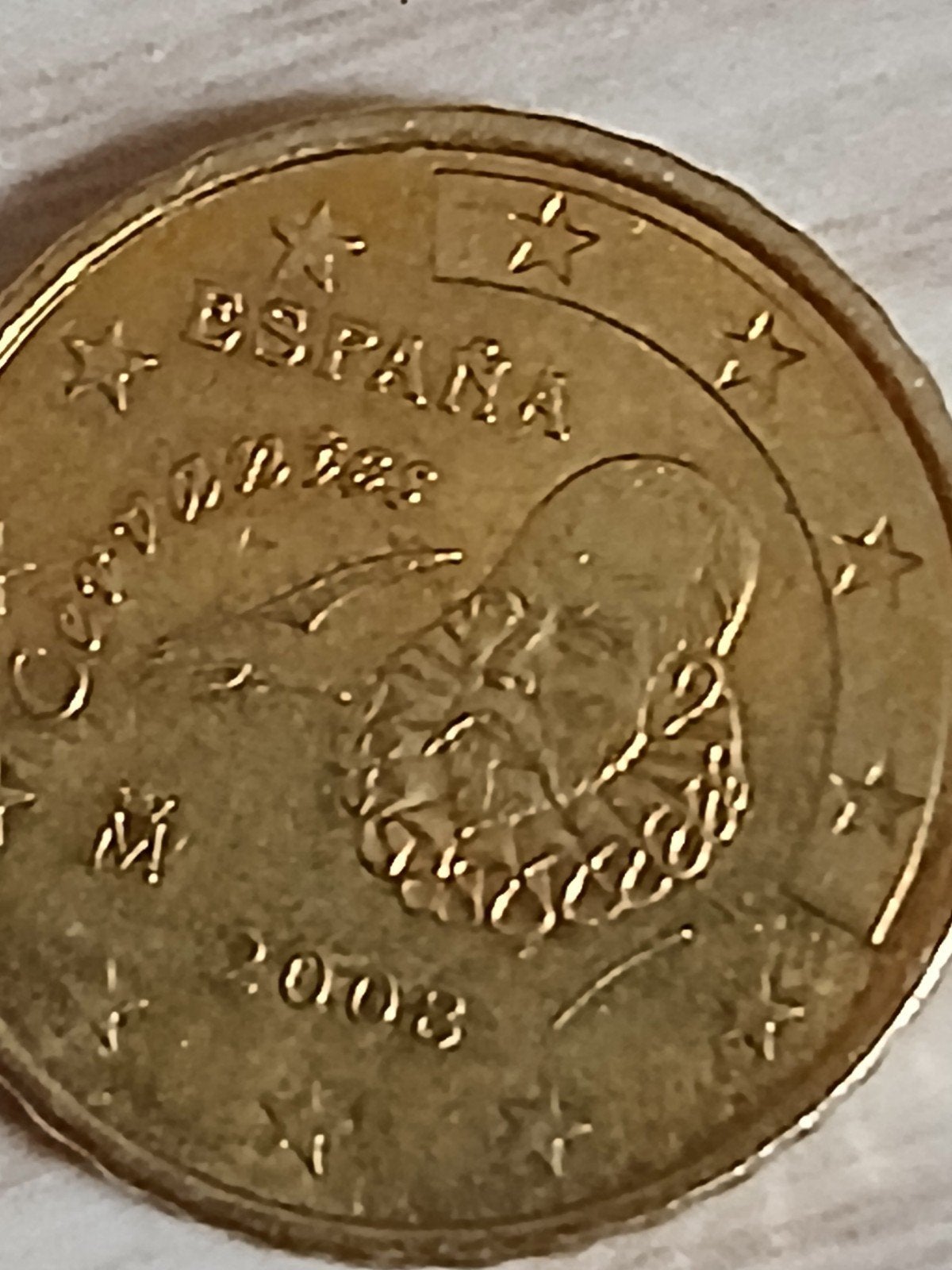20 Cent Spanje 2003 - Cervantes, Verzenden, Spanje, 20 cent, Losse munt