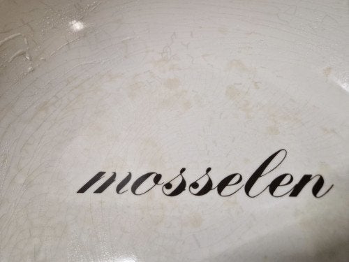 mosselen schaal irone stone,ceraminter florence, Ophalen of Verzenden