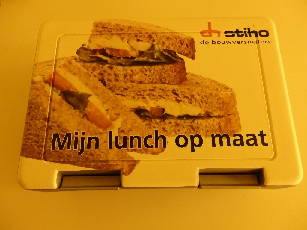 Broodtrommel,  met lunch op maat, Broodtrommel, Ophalen of Verzenden, Nieuw, Kunststof