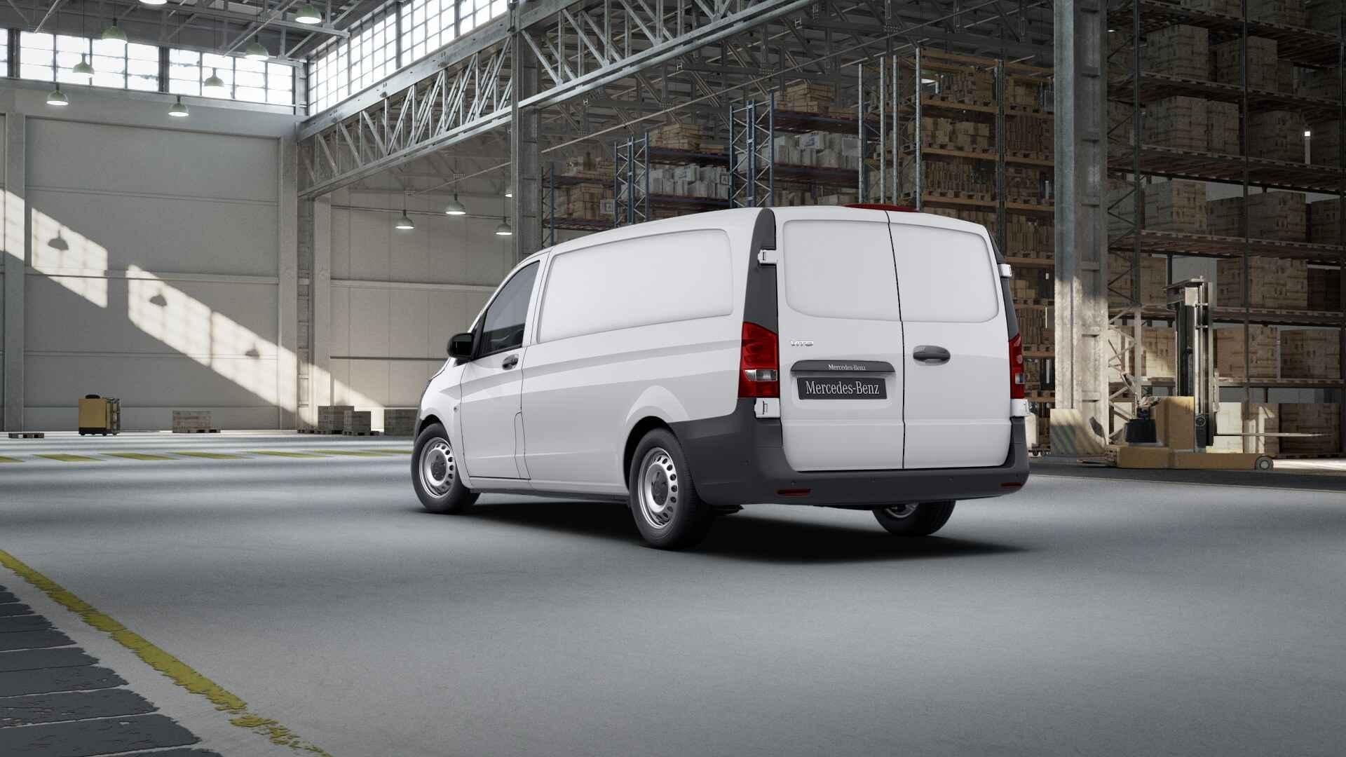 Mercedes-Benz Vito 110 CDI L2, Auto's, Gebruikt, Euro 6, 4 cilinders, Wit