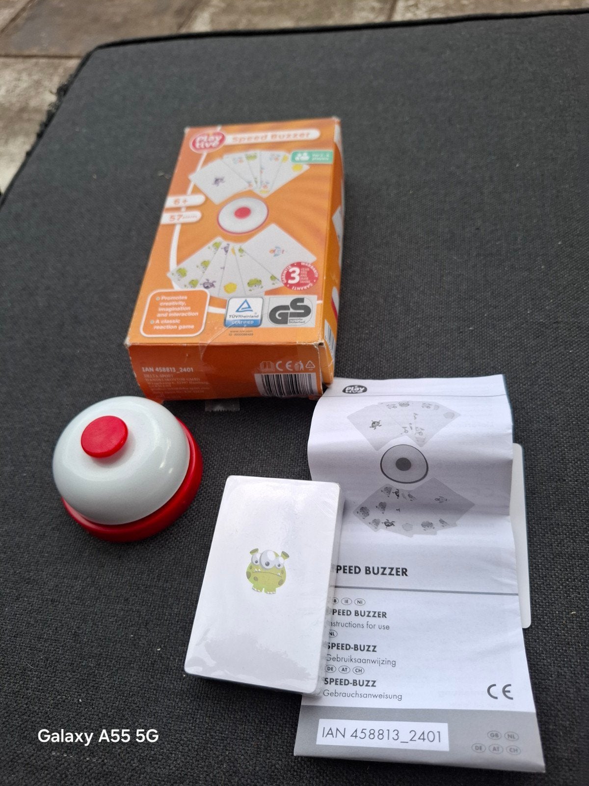 Playtive Speed Buzzer Kaartspel met Bel - Zo goed als nieuw, Vijf spelers of meer, Ophalen of Verzenden, Stiftsbergstraße 1, 74167 Neckarsulm, Duitsland
