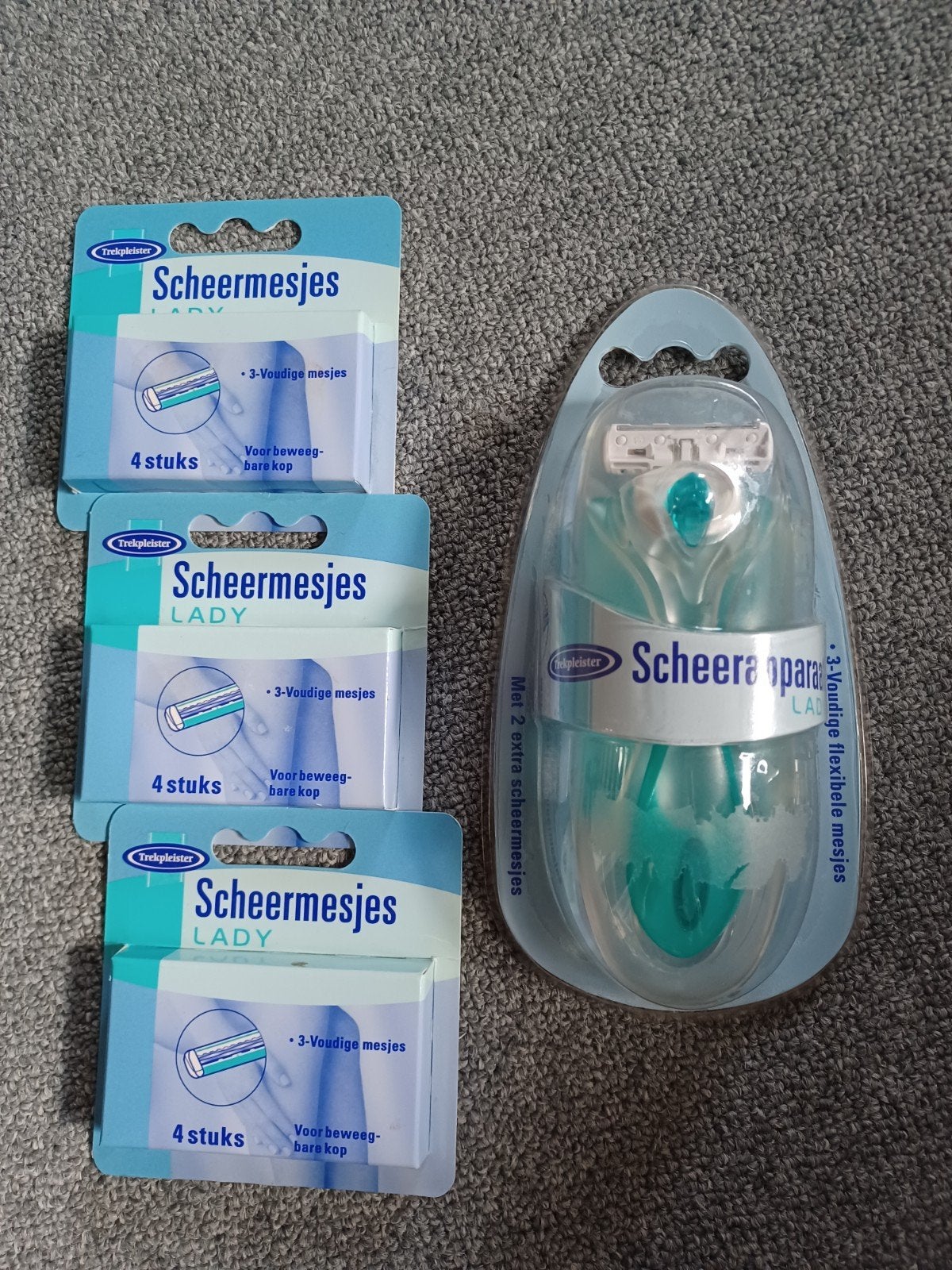 NIEUW, scheerapparaat met mesjes , dames, Ophalen of Verzenden, Nieuw, Overige typen