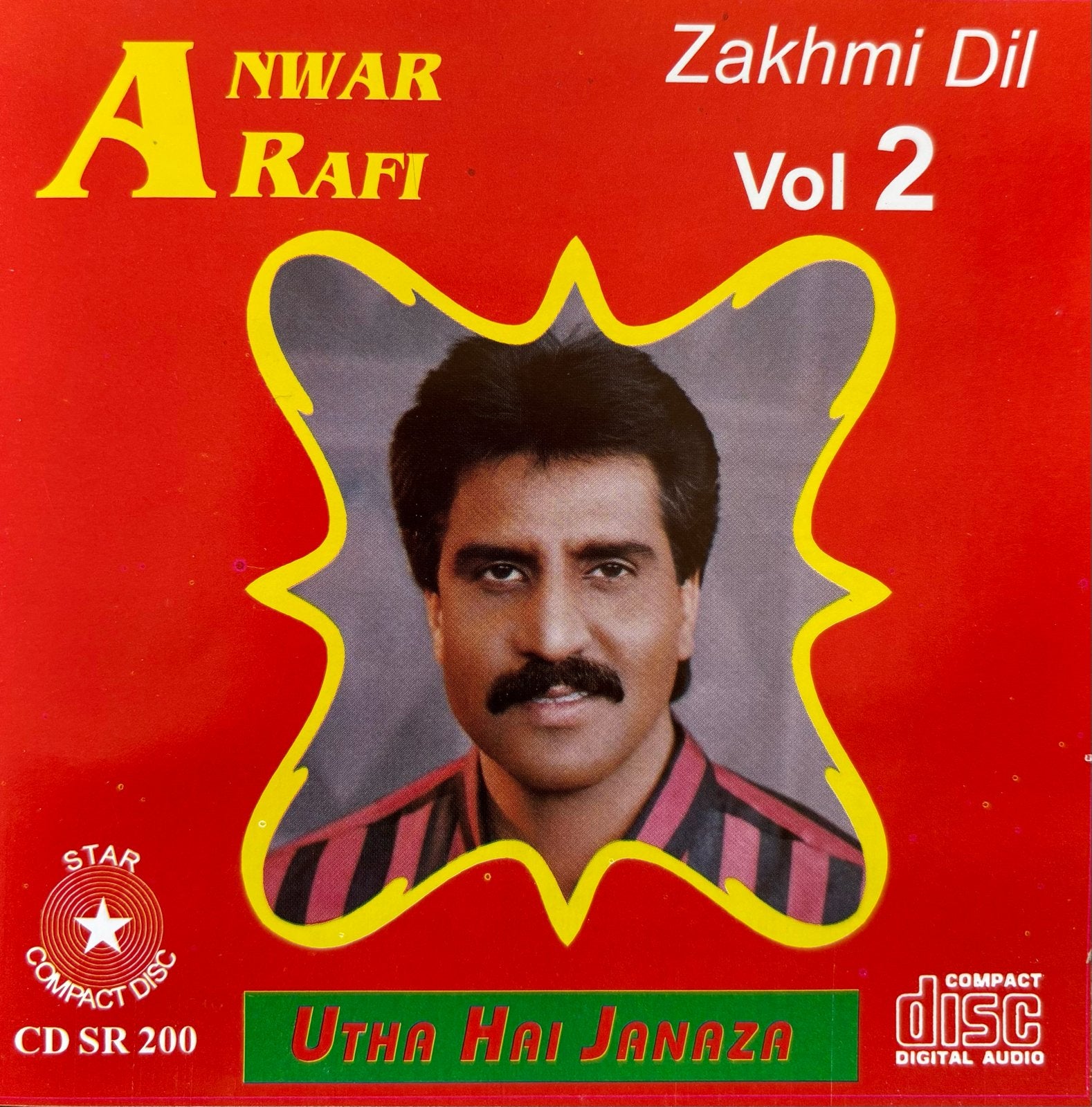 Anwar Rafi - Zakhmi Dil Vol 2 CD (1995) Utha Hai Janaza, Verzenden, Gebruikt, Album, Import