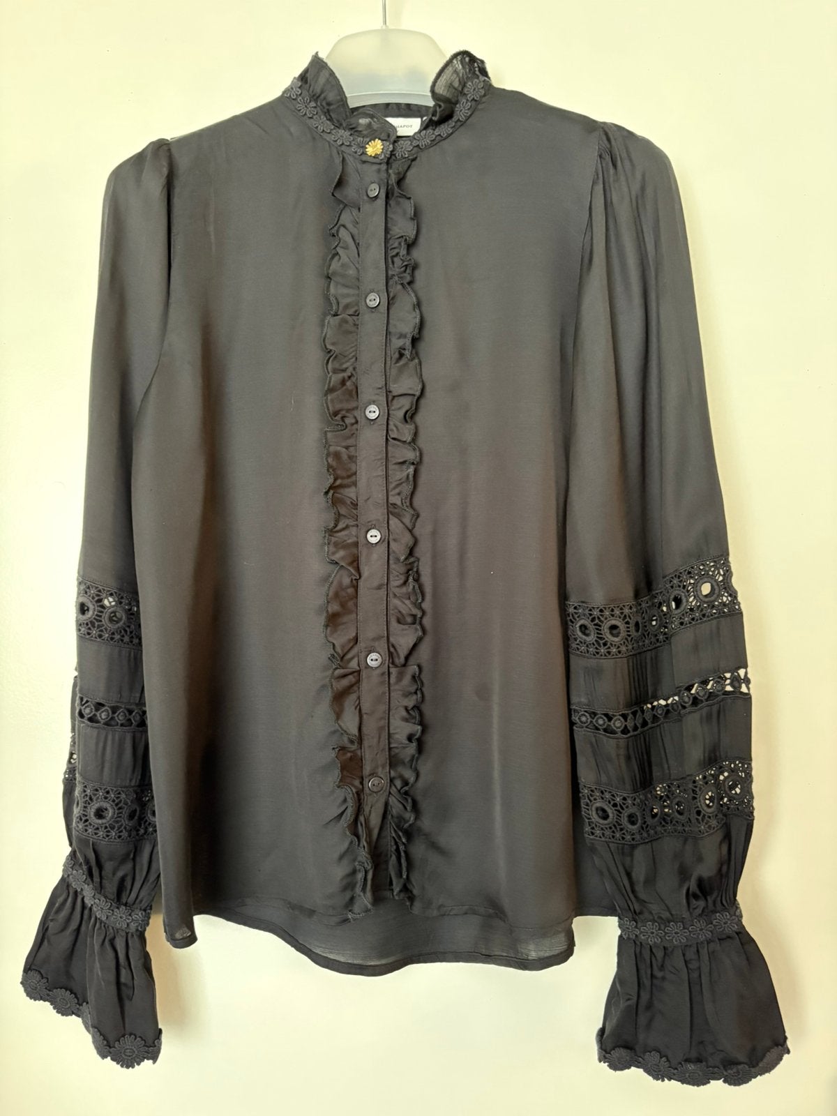 Blouse van Fabienne Chapot maat 36, Ophalen of Verzenden, Zo goed als nieuw, Maat 36 (S), Zwart