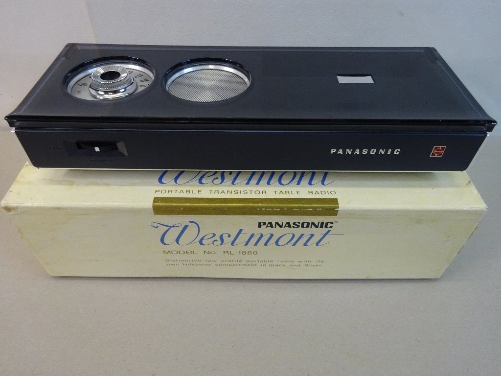 Vintage Panasonic Westmont transistorradio 1968., Ophalen of Verzenden, Zo goed als nieuw, Radio