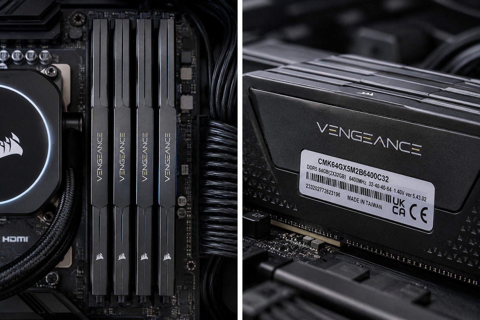 Corsair Vengeance 64GB (2x32GB) DDR5 6400MHz CL32, Ophalen, Zo goed als nieuw, Desktop, DDR5