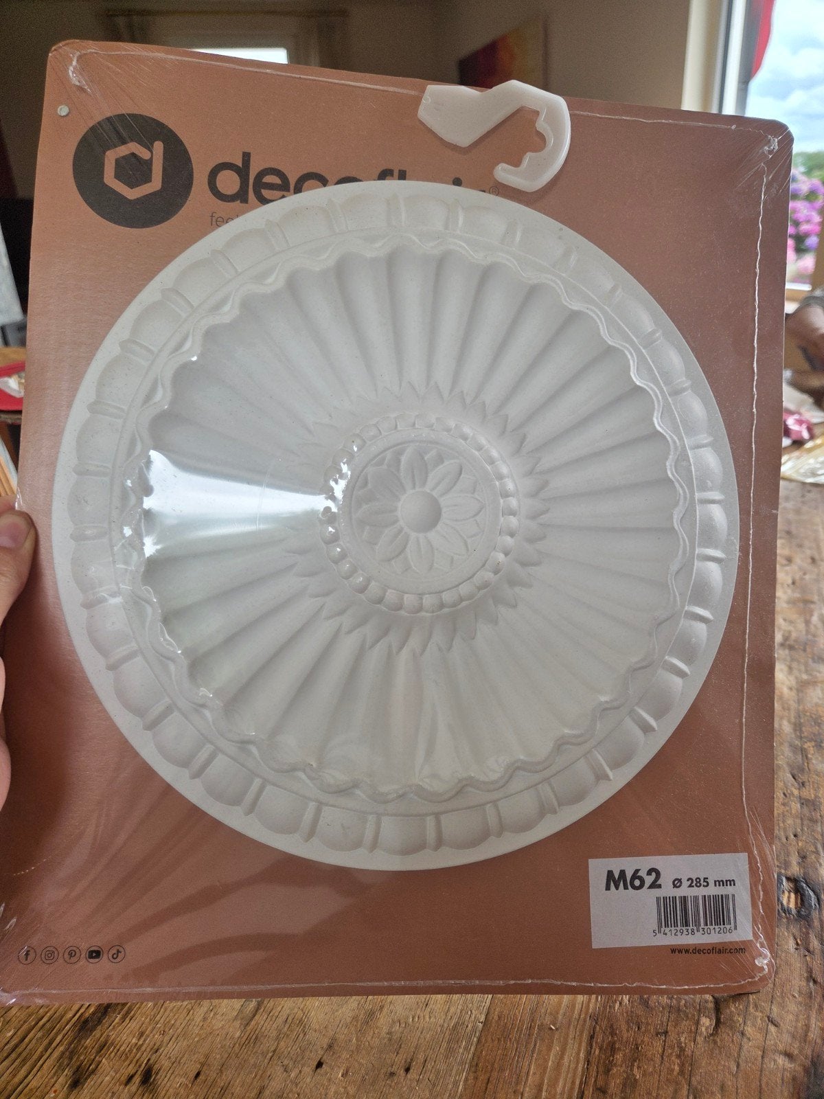 Decoflair M62 Rozet Plafonddecoratie Ø 285 mm, Kunststof, Overige typen, Nieuw, Ophalen of Verzenden