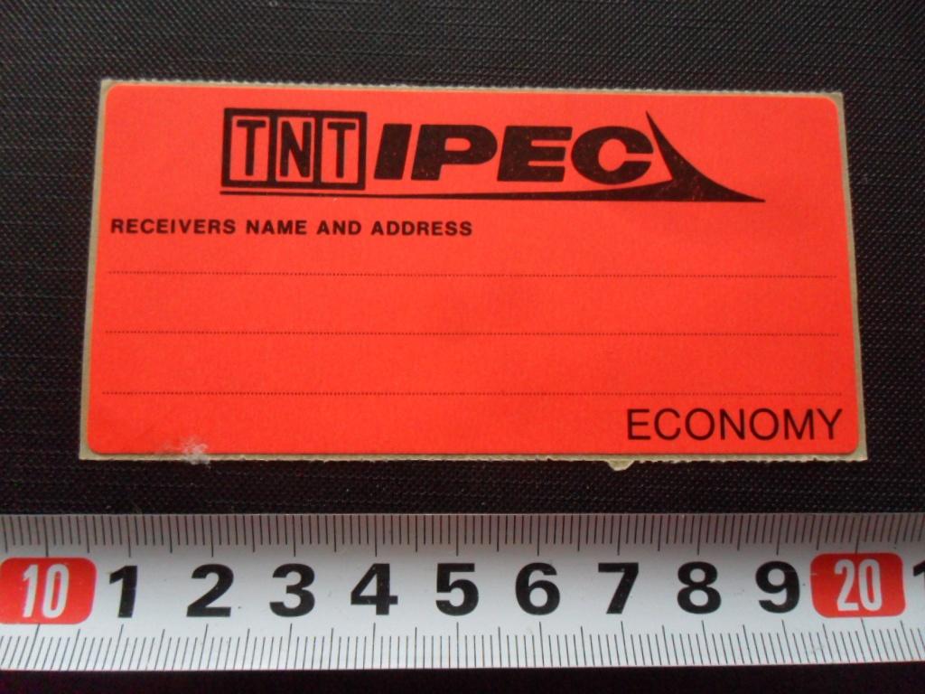 sticker TNT IPEC Econimy, Ophalen, Zo goed als nieuw