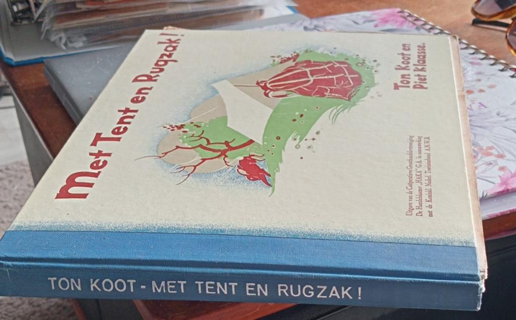 Zeldzaam ANWB verzamelboek "Met Tent en Rugzak" uit 1934, Ophalen of Verzenden