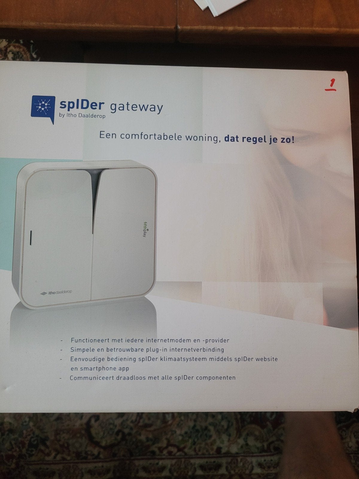 Itho Daalderop Spider Gateway, Ophalen of Verzenden, Gebruikt
