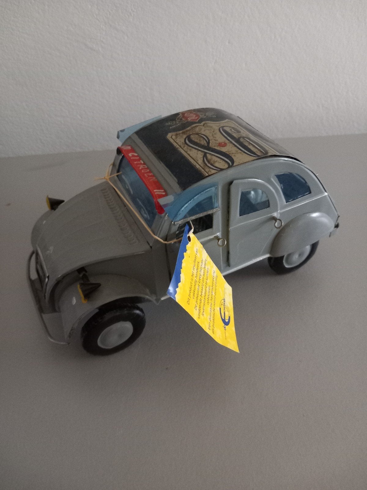 Metalen Citroën 2CV model - Handgemaakt, Ophalen of Verzenden, Nieuw, Auto's
