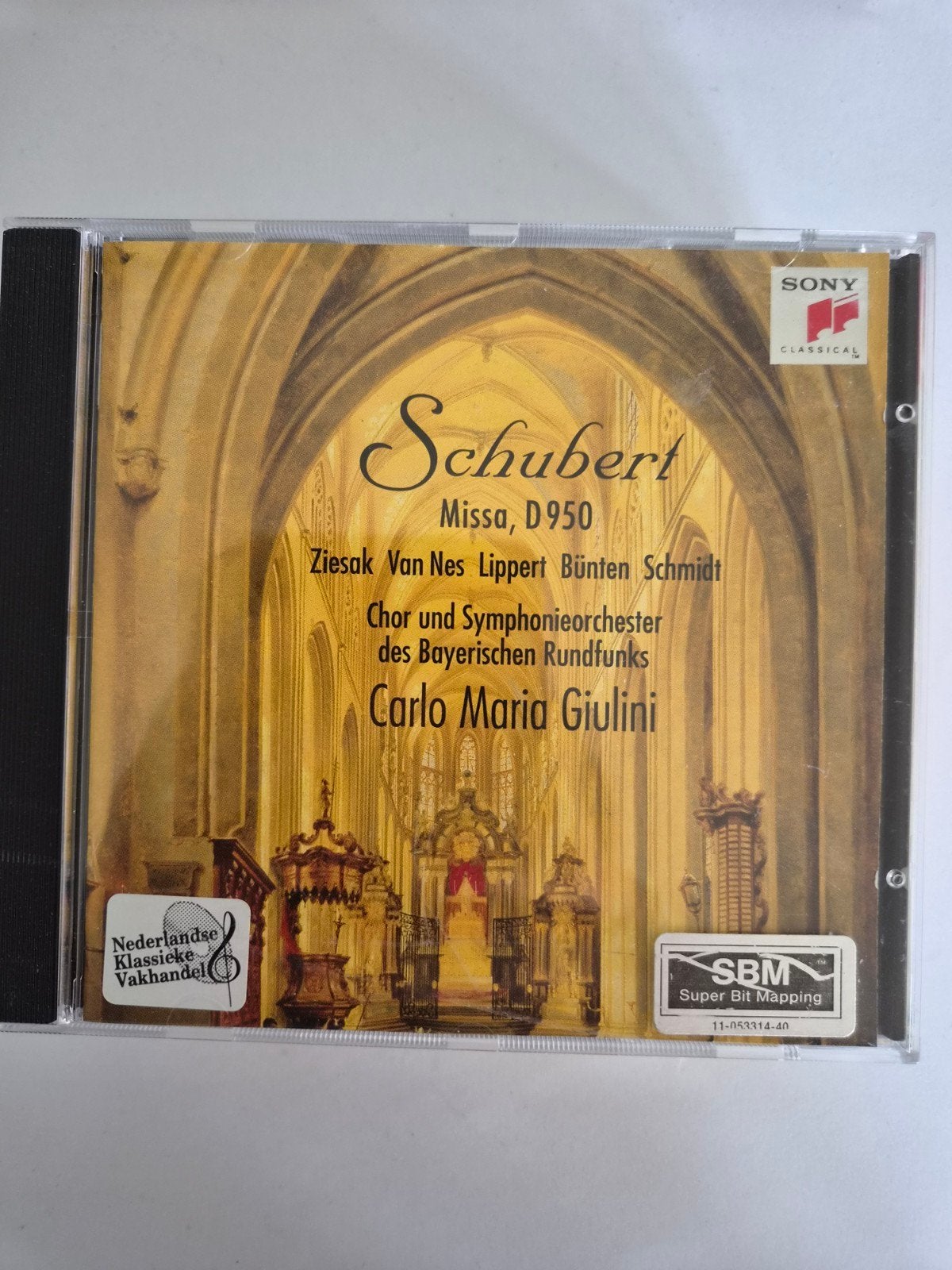 Schubert - Missa D 950 - Carlo Maria Giulini CD, Schubert, Ophalen of Verzenden, Zo goed als nieuw, Romantiek